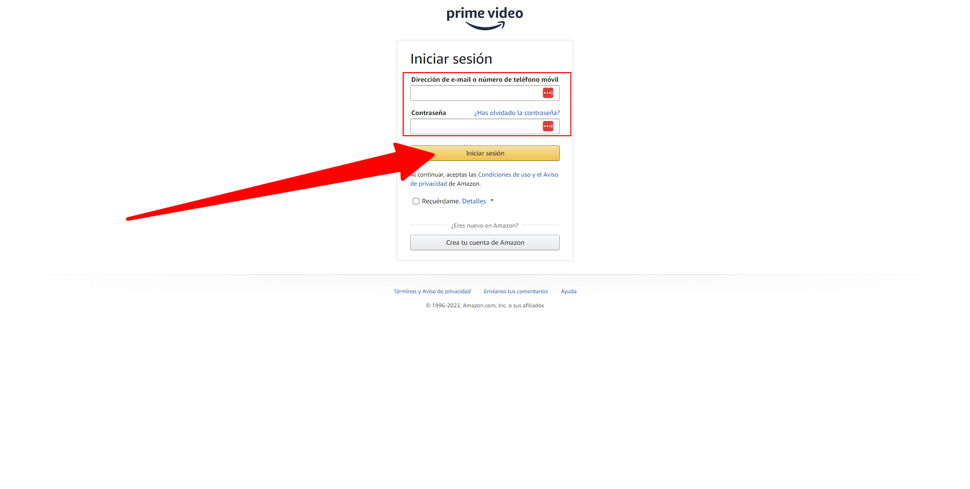 Iniciar Sesión en Amazon Prime Video SesiónIniciar Aquí