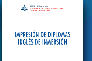 Ingles por Inmersión (IMPRESIÓN DE DIPLOMAS)